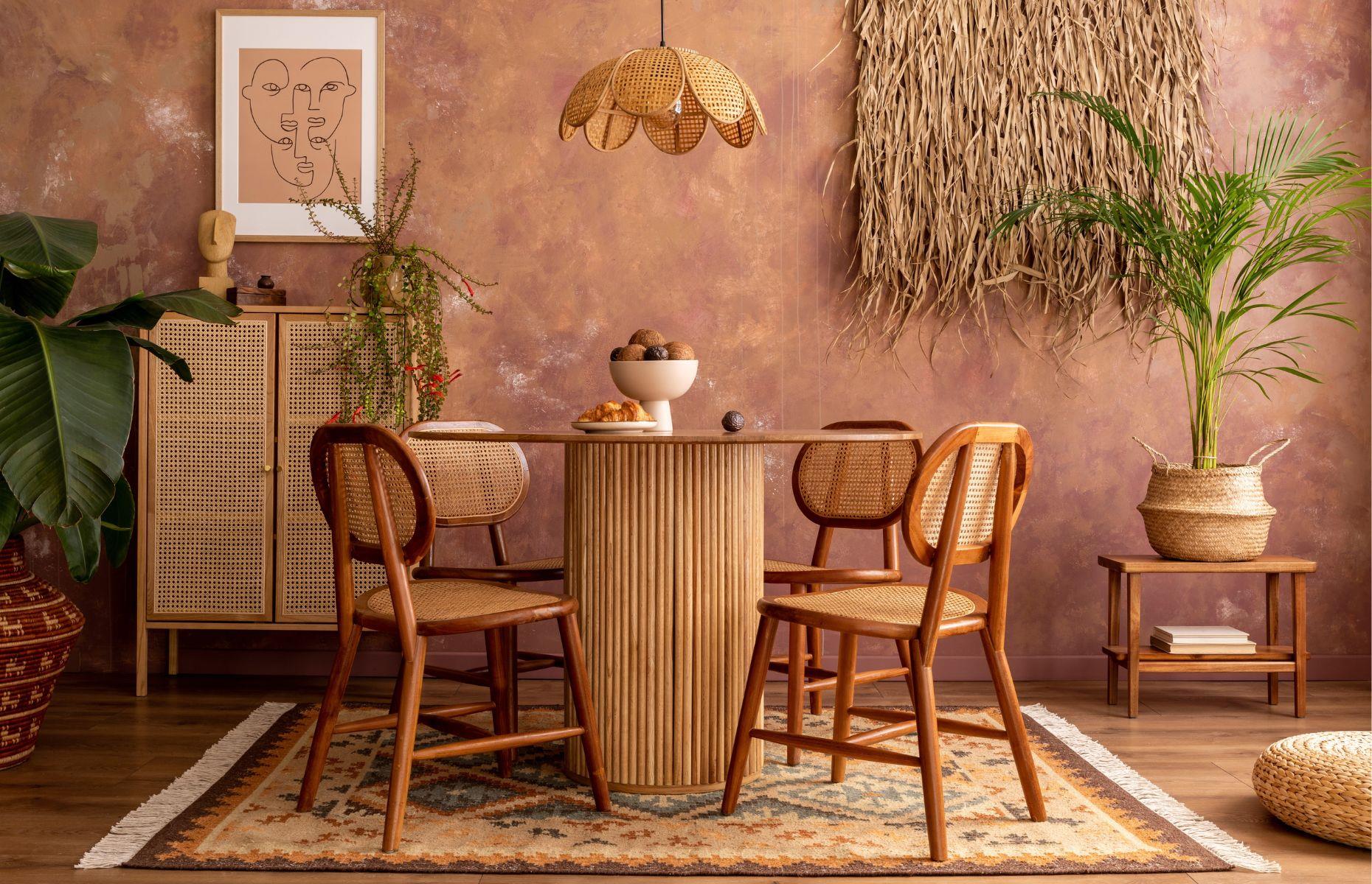 Wicker and rattan